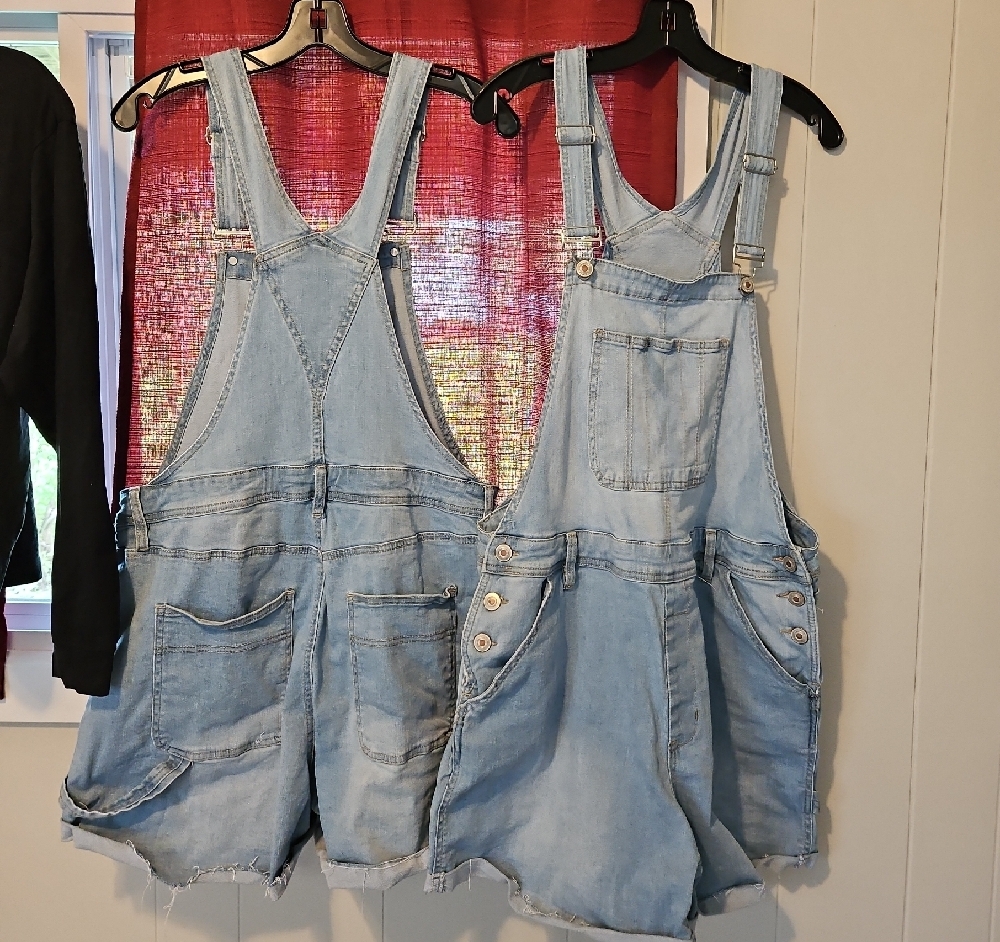 Light Blue Denim Overalls